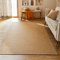Tapis Nature, Tapis Naturel Boheme, Tapis Aspect Jute, Tapis Salon, Chambre, Couloirs, Tapis Extérieur, Couleur Naturelle (8878 Jaune, 60x180 cm)