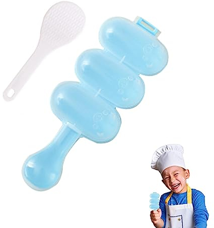 Tioheam Bolas arroz | Maker Reutilizable Onigiri Shaker Rice Ball Shake Mold Safe Kitchen Gadget | MolOnigiri, Accesorios Bricolaje inofensivos para cocinas, dormitorios