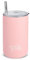 Frank Green Reusable Iced Coffee Cup with Straw, 3-in-1 Insulated Drink Holder with Double Wall Vacuum, Ceramic Lined Tumbler with Straw and Lid - Blushed 15oz/425ml
