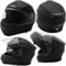 Helm P/J KlappHelm MotorradHelm Modular Innensonnenblende Mat Schwarz L