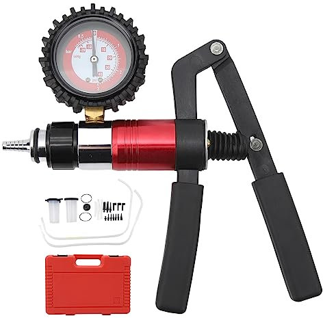 Brake Bleeder Kit Hand Held Vacuum Pressure Pump Tester for Truck Car, 2 in 1 Brake Clutch Fluid Oil Bleeding System Tool