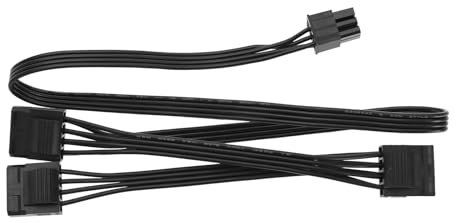 eMagTech C?ble Modul 6 Pins auf 3 x 4 Pin C?ble Festplattenmodul Molex Anschluss kompatibel mit Evga Supernova G1 Supernova 1000PS Supernova G1