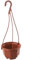GLOBALHUT Lot de 14 pots de fleurs en plastique à suspendre avec crochets, parfaits pour balcon et décoration de jardin (A)