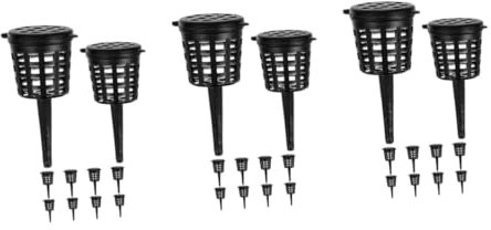 Kisangel 30stücke Mini-düngerboxen Aus Plastik Für Bonsai Und Pflanzenpflege Wiederverwendbare Düngerkörbe Mit Abdeckung Für Langsame Nährstofffreisetzung Geeignet Für Balkon Und