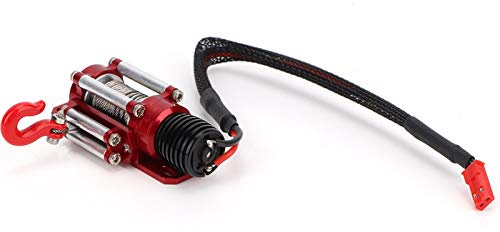 Yctze Treuil électrique électrique Rc Winde Elektrischoy adapté pour D90 Scx10 1:10 Simulation Accessoire de Voiture Rc 1 10 échelle Rc Faux Treuil