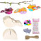 3D Vögel aus Holz, 16 Stück Kinder Basteln Holz, Kreativsets Klangspiele, Kinder DIY Holzanhänger Bastelset, Kindergeburtstag Geschenke für Frühling Garten Balkon, Ideale Geschenke für Kids