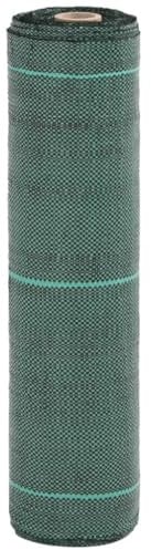 vidaXL Membrana de malezas PP Verde 0,5x200 m, Tela contra Malas Hierbas, Tela de Control de malezas, Tela de malezas, Telas para Malas Hierbas