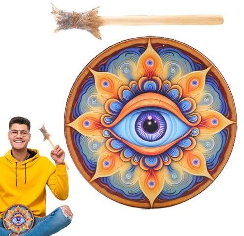 Shamantrumma - Shaman-trummor, handgjord meditationstrumma