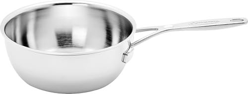 demeyere Industry 5 Sauteuse konisch 18 cm; 1,5Liter: 18/10 Edelstahl