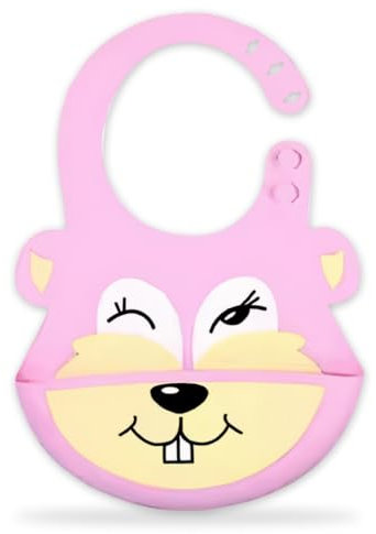 kina - Silikon-Lätzchen für Babys mit Tasche | Wasserdicht, Weich, Verstellbar | Ideal zum Abstillen | BPA-frei
