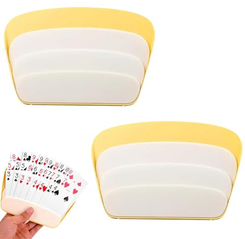 NHQZ Lot de 2 Porte-Cartes pour Enfants - Support de Cartes à Jouer Mains Libres - ranger et organiser les cartes à jouer Profitez des mains libres