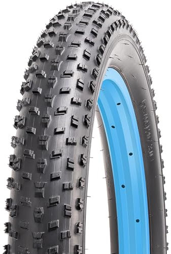 FengCan 20 Pulgadas Neumático de Bicicleta 20x3.0 76-406, Cubierta para Bicicleta de 20 Pulgadas, Compatible con 20 x3.0 Bicicletas urbanas, Gravel, montaña y Carretera neumático (Uno)