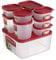 Cozary Contenitori Ermetici per Alimenti con Coperchio, 10 Pezzi Meal Prep Contenitori, Senza BPA, Contenitori per Alimenti per Microonde, Freezer e Organizzazione Cucina