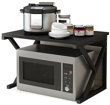Support Micro Onde Meuble Micro Onde Support De Four À Micro-ondes Support De Grille-pain Support De Four À Micro-ondes Support De Support De Cuisine Pour Étagère De Rangement Support De Rangement De