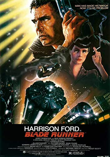 ZZXCHG Leinwandplakat 50x70cm Post Blade Runner film Poster e stampe d'arte murale Arredamento moderno per la casa da letto familiare Senza Cornice