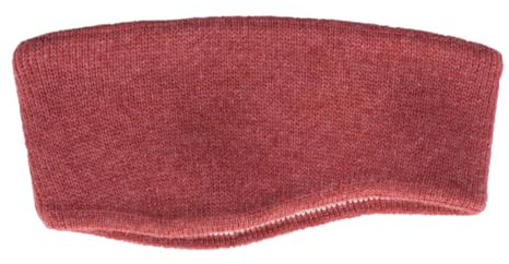FosterNatur, Stirnband mit Ohr, 100% Wolle extrafein (Baumwollfutter) (Cinder)