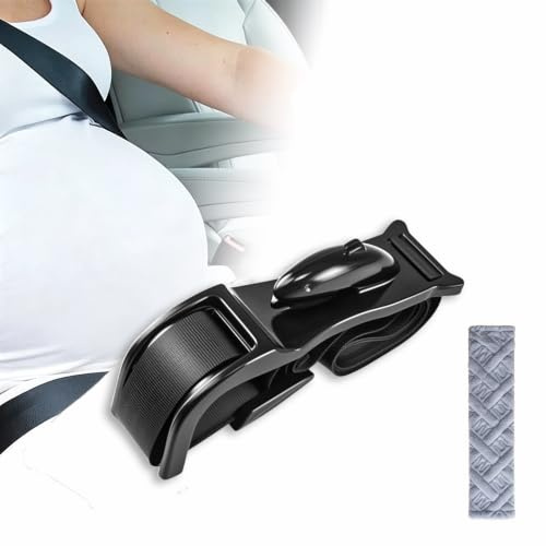 QOAUPO Ceinture de sécurité pour femmes enceintes, modèle dauphin - adaptateur universel pour grossesse, protège le ventre et le bébé, confort et sécurité de conduite
