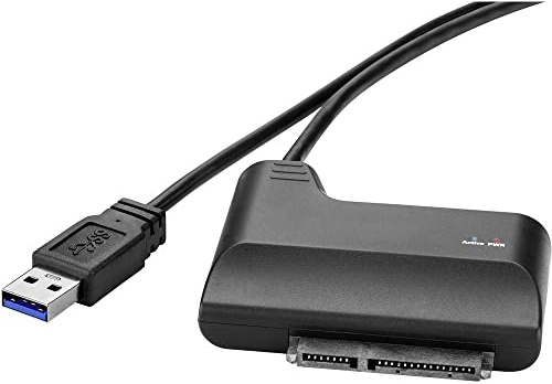 Renkforce Festplatten/SSD Adapter [1x USB 3.2 Gen 1 Stecker A (USB 3.0) - 1x SATA-Kombi-Stecker 7+15pol.] 0.30 m vergol