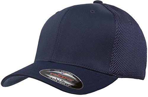 Flexfit Herren Ultrafibre Airmesh Fitted Trucker Hat Hut, Navy, L/XL