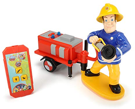 Dickie Toys 203095008 - IRC Feuerwehrmann Sam mit Wasserspritzfunktion