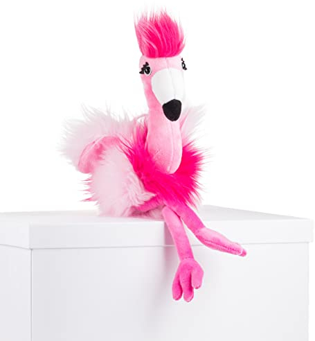 Schaffer 5571 Flamant Rose en Peluche Chantal Taille M 34 cm