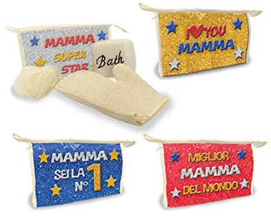 dor 1 Pochette Busta per la Mamma Set Bagno Gadget Idea Regalo per la Festa della Mamma