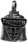 GZM Cloche Porte-bonheur Gremlin Bell Triumph Idée cadeau Biker Moto - Hanging Ornament - Bell - Good Luck Charm - Étain - Usage général