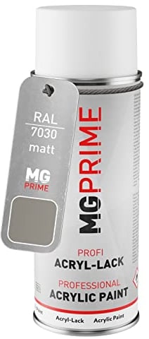 MG PRIME RAL 7030 Steingrau/Stone grey Spraydose 400 ml matt schnelltrocknend