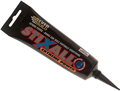 3 X Everbuild EVBSTIXESQCL Stixall Easi Squeeze Crystal Clear