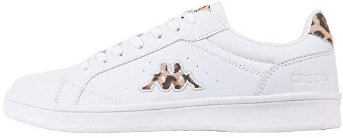 Kappa Asuka Unisex Scarpe per jogging su strada Unisex - Adulto, Bianco (white/leo), 36 EU
