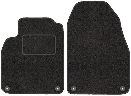 Vorne Velour Fußmatten Satz für Saab 9-3 II/Cabrio (2002-2011) - 2-teilig - Passgenau