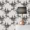 WTD 1956 Baroque Giulia M1-No.1956 Papier peint en papier peint Motif baroque Blanc/crème