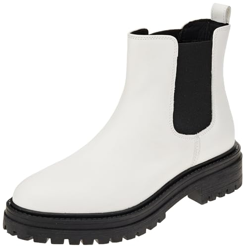 Geox D Iridea D04HRB000, Stivali Donna, White, 39 EU