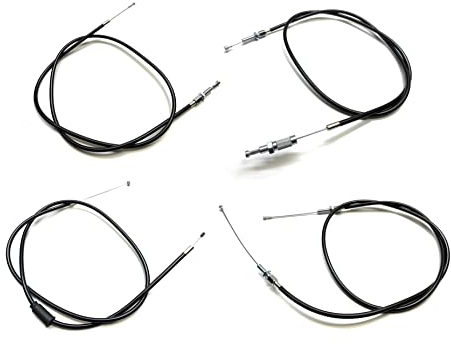 Bowdenzüge 4-teilig Schaltzug Gaszug Kupplungszug Bremszug passend für Hercules Prima 4 5 S 4S 5S Mofa Moped Mokick