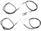 Bowdenzüge 4-teilig Schaltzug Gaszug Kupplungszug Bremszug passend für Hercules Prima 4 5 S 4S 5S Mofa Moped Mokick
