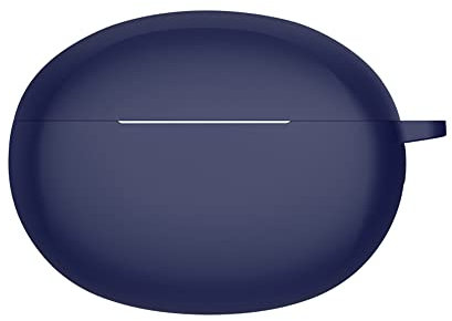 RanTuo Auricolari Bluetooth Custodia per OPPO Enco X2, TPU Morbido, Antipolvere, Anticaduta Cover per OPPO Enco X2.(Blu Navy)