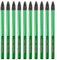 KURSTOL Masonry Drill Bits Set - 6mm*10 Tungsten Carbide Tip Tile Drill Bit for Porcelain Tile Concrete Brick Glass Wood Ceramic, Triangle Shank
