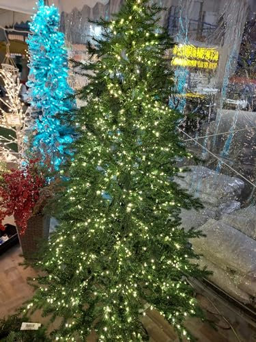 XONE ALBERO DI NATALE 240cm - SLIM VERDE - 3500 LED INTEGRATI - APERTURA OMBRELLO - rami PE+PVC