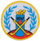 Golf badge iron-on patch, iron-on patch, iron-on patch, size 7.0 x 7.0 cm