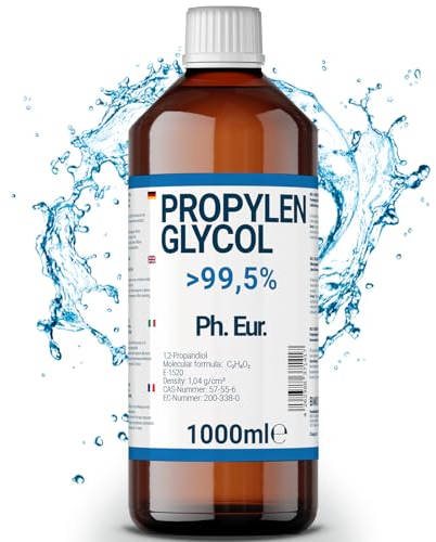 1000ml Propylenglycol in Pharmaqualität | >99,5% | Rein | E1520