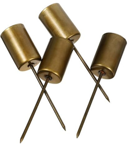 Cabilock 4pcs Candle Holder Spikes for Christmas Tree and Tabletop Decor and Reusable for Festive Ambiance for Holiday Celebrations and Gatherings