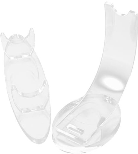 VILLCASE 6pcs Acrylic Pen Holder Display Stand, Clear Fountain Pen Display Holder, Makeup Brush Rack Organizer Paintbrush Drying Rack for Home School Office