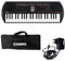 Casio SA-81 Tastiera Digitale Mini a 44 Tasti, Colore Nero/Grigio Chiaro, con Borsa e Alimentatore