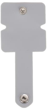 sourcing map Earphone Wrap 12 x 5cm Silicone Cord Organizer Earbuds Holder Clips Headphone Cord Winder Manager Cable Straps, Grey