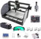 【Modulo 2 in 1 15 W 】 Fresatrice CNC GHWMYD aggiornata 3018 Pro-M con controllo offline, punte per fresa CNC da 20 pezzi, incisione a macchina CNC 3018 per PCB PVC legno fai da te