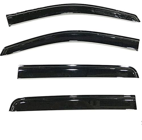 Auto-Seitenfenster-Deflektor Für Nissan für Navara für Frontier 2015-2019 NP300 D23 Autofenster-Windabweiser-Visier Schwarze Sonnenblende