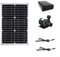 Bomba de fuente solar, 20 W, 800 l/h, DC12 V, sin escobillas, con caja de batería para jardín, piscina, acuario, pecera, estanque, circulación de agua