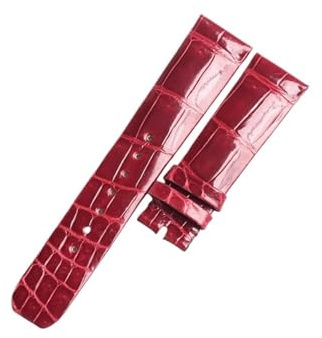 VDFNGFD Kompatibel mit BAUME, MERCIER CLIFTON ALLIGATOR-LEDER-UHRENARMBAND