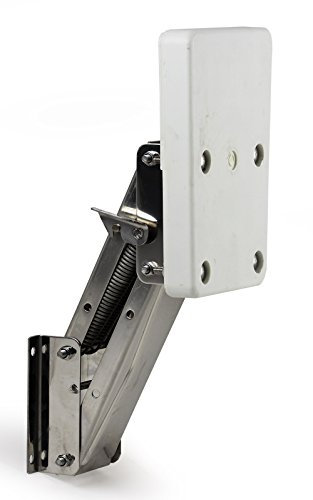 wellenshop Motorhalter Boot Außenborder bis 15 PS 2 Positionen Edelstahl Kunstoff