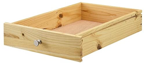 [en.casa] Schublade für Europaletten in Holzfarben Perfekt Integrierbar mit Führungsschienen und Befestigung Palettenmöbel